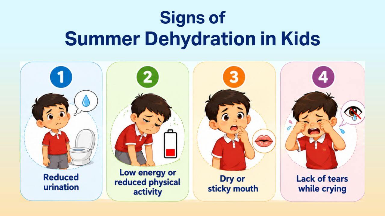Signs of Summer Dehydration in Kids