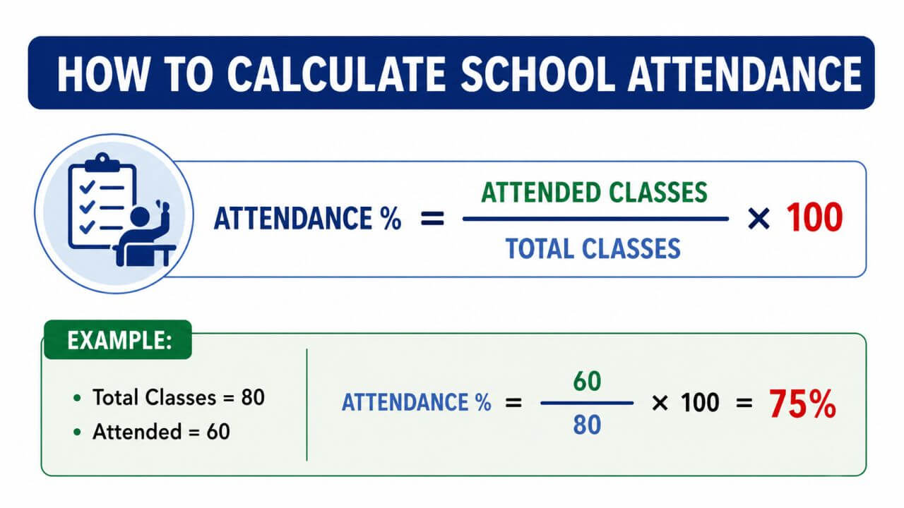 Step-by-Step Guide on How to Calculate Attendance Percentage? How to Calculate School Attendance