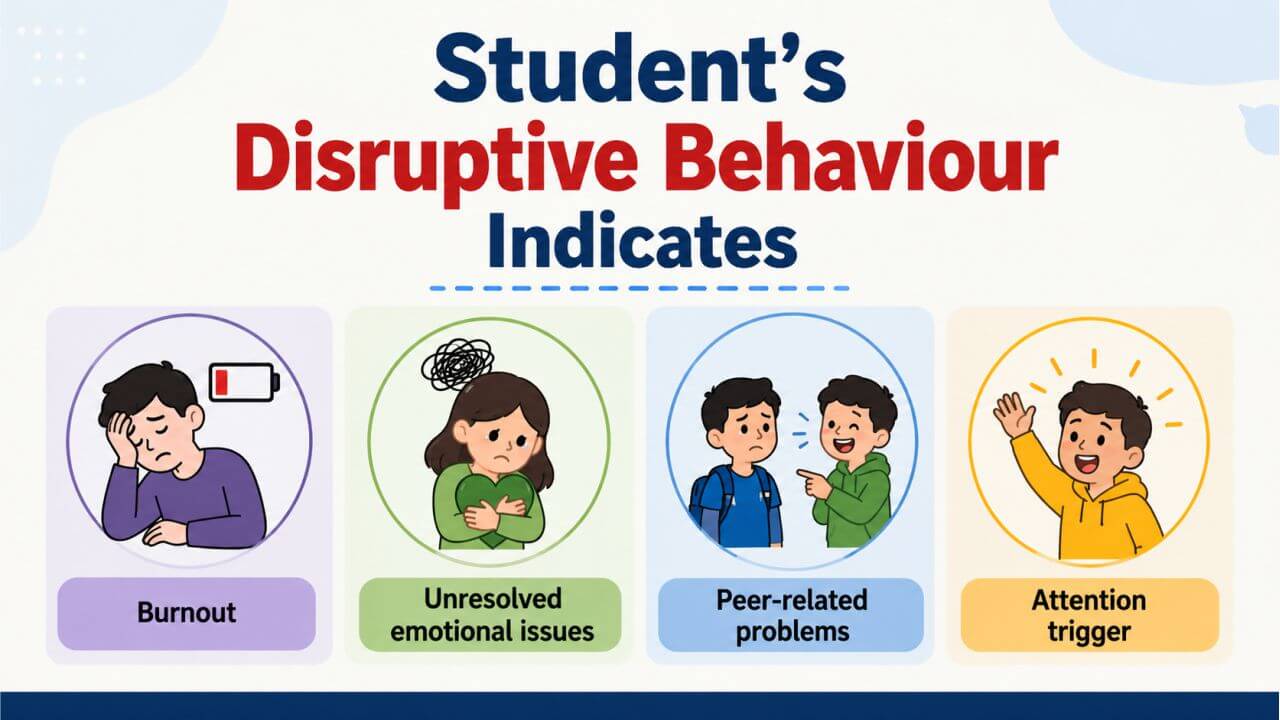 Student’s Disruptive Behaviour Indicates
