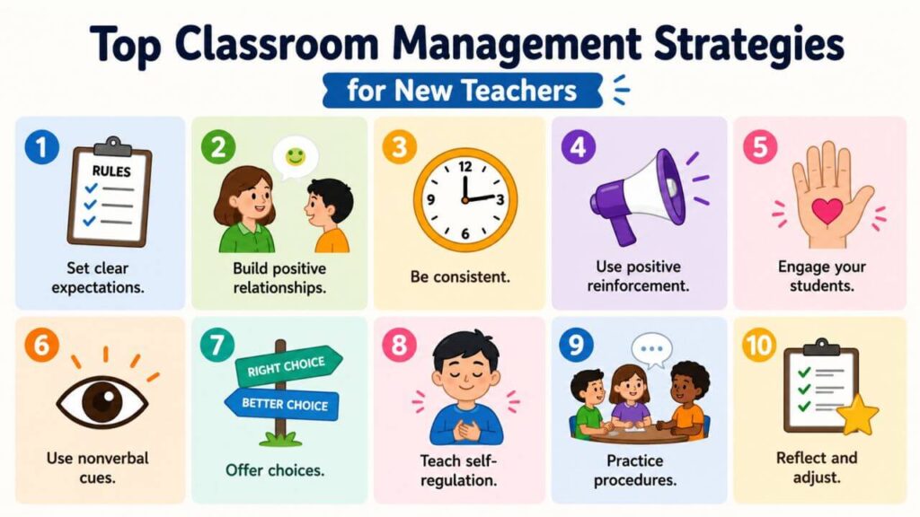 Top Classroom Management Strategies for New Teachers